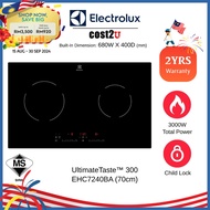 Electrolux 70cm UltimateTaste 300 Built-in Ceramic Hob with 2 Zone | EHC7240BA (Ceramic Cooker Induc