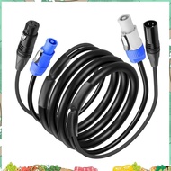 DMX512 Extension Cable 3Pin XLR Signal Combo Cables forStage Lighting, Concerts, Events