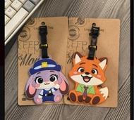 ✅包郵 💥旅行必備💥迪士尼 | Zootopia | 可愛卡通 | 行李牌 | 瘋狂動物城 | 朱迪 Judy | 阿力 Nick |吊牌 | 識別牌 | 書包吊牌| 包包掛件| 裝飾物