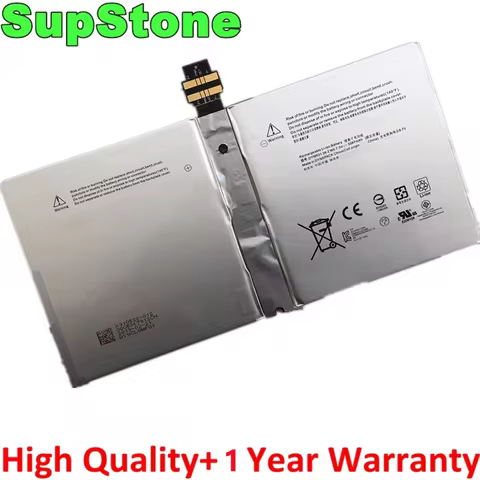 SupStone New DYNR01 G3HTA026H G3HTA027H Laptop Battery For Microsoft Surface Pro 4 1724 12.3" Tablet