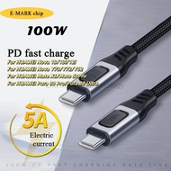 100W 5A Type C To Type C Cable LIKAIYUE USB C PD Fast Charger Cord  For HUAWEI Nova 13 13i 12i Y73 Y
