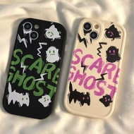 Ghost couples for iPhone12promax phone case iPhone 14pro new 13/11 xr soft 8plus men and women iphone xr case iphone x case