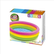 86cm INTEX 4 rings and 3 rings inflatable outdoor swimming pool