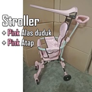 Magic stroler bayi lipat travelling sepeda bayi stroller duduk kereta dorong troli bayi sepeda anak 1 tahun to 5 tahun