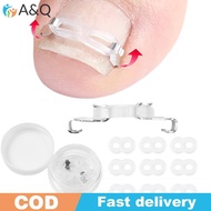 A&Q   1/2 Set Ingrown Toenail Corrector Tools Pedicure Recover Embed Toenail Treatment Professional 