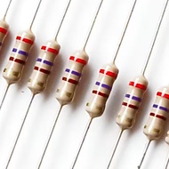 Ready Stock 1/2W or (0.5w) Carbon Film Resistance Value 1Kohm-820Kohm Allow Error ±5% Resistance E12