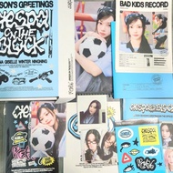 [SHARING] AESPA - Season's Greeting 2025 Desk calendar Diary/ Sticker/ Folded Poster Outbox + Envelo