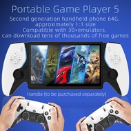 New 7 Inch Portable Handheld Game Console 64G Dual Controller Joystick Player Support PS1 PSP Games