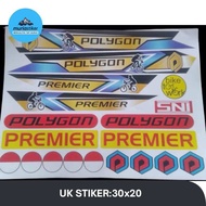 Stiker Sepeda Stripping Polygon Premier