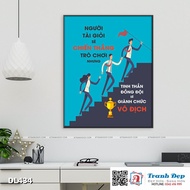 Motivational painting for office decoration - Talented people will win the game - DL434