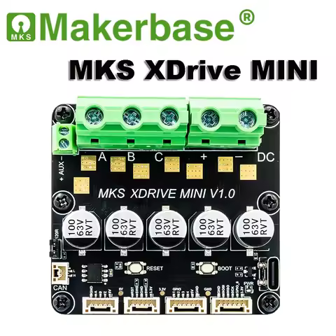 Makerbase MKS XRIVE MINI High-Precision Brushless Servo Motor Controller Based On ODrv V3.6 with AS5