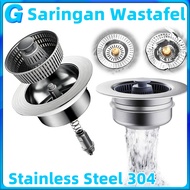 Universal Stainless Steel Sink Strainer Sink Strainer Dishwashing Strainer Anti-Odor Strainer Kitche