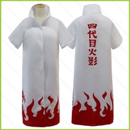 PS2 Naruto Uzumaki Cosplay Costume Jacket Featuring Hokage & Namikaze Minato Elements