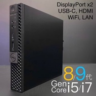 Dell 7060. 8/9代i5/i7超強微型電腦主機｜ G8代i5-8500T ｜ G8代i7-8700T ｜ G9代i5-9500T｜｜ 16G/ 32G RAM｜ (250G/ 500G/ 1