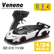 LEO 1:24 Veneno Alloy Remote Control CarDiecast โมเดล รถอัลลอยด์รถยนต์ของเล่นคอลเลกชันของขวัญสําหรับ