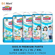 Lampin kertas Goo.N Premium Pants Diaper M/ L/ XL/ XXL/ XXXL x 1 Pack GOON [MIKUBI PETPET PUREEN P L