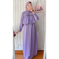 ASKA.ID - LUNA RUFFLE PEARL DRESS EID GAMIS CLOTHES