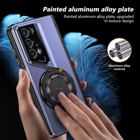 Matte Solid Color Phone Case for Honor Magic V2 RSR Hard Shell Protection Shockproof Film Protector 