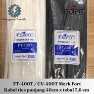 Cable Ties Cable Tie Fort Nylon FT-400T / CV-400T 7.6 X 400 mm contents 100 - White Black