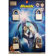 [ ORIGINAL] BUICK 40MM X 4 PADLOCKS [ KEYALIKE ]