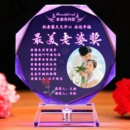 Romantic Customized Photo Gift for Girlfriend Wife Birthday Anniversary Wedding Celebration Creative