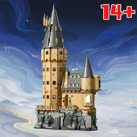 MINISO 2135PCS MOC Assemble Bricks Fit 76454 The Main Tower Castle Model Building Blocks For Adults 