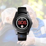 Long-lasting HandsFree 2-Way 4G SOS Communication Device Health Fall Alert Smart Watch for Seniors &