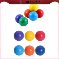 [Blesiya] 6x Rainbow Wooden Balls Color Recognition Replacement 1.77 inch Matching Games