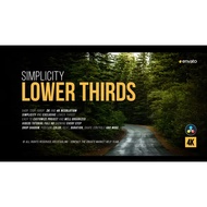 [ DaVinci ] Simplicity Lower Thirds for Davinci Resolve