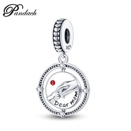 Mặt Dây Chuyền Hình Trái Tim Cổ Điển Bạc 925 Sterling Dành Cho Mẹ Và Con Gái Phù Hợp Với Vòng Tay Pa