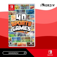 (พร้อมส่ง) SWITCH 40 SPORT GAMES IN 1 (R1/US) (GAME) (ENG)