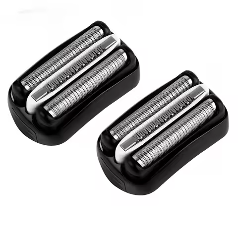 SOFT-2Pcs Replacement Shaver Foil Head Part Cutter For Braun Razor Blade 32B 3 Series 300S 301S 310S