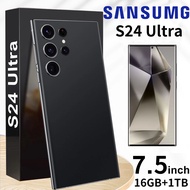 【รับประกัน1ปี】100%ของแท้ Sansumg S24 Ultra สมาร์ทโฟน 7.5นิ้ว 5G เต็มจอ 16GB+768GB รองรับ2ซิม Smartph