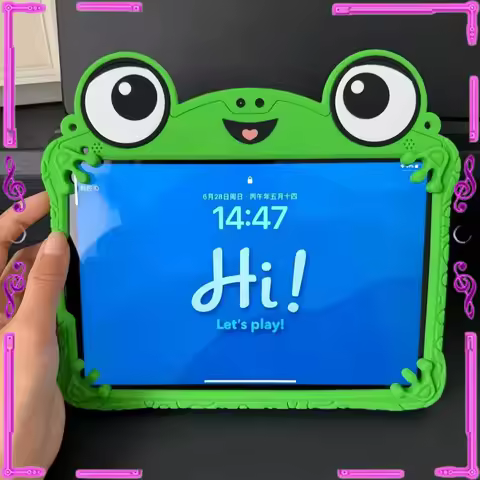 New Spot Cartoon Big Eyes Frog Tablet For Ipad 7 8 9th 10th 11th 12th Airpro 11 Ipad Protective Case