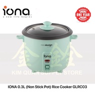 IONA 0.3L Mini Rice Cooker GLRC03 | GLRC 03 [One Year Warranty]