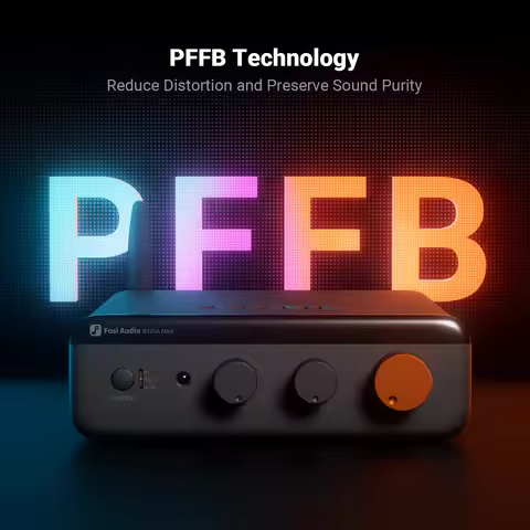 Fosi Audio 2.1 Channel Hifi Stero Amplifier BT20A Max Hifi Amplifier PFFB Technology 300W*2 Class D 