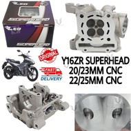 Y16ZR/Y16 LEO RACING SUPER HEAD 20/23MM,22/25MM CNC LEO THAILAND SUPERHEAD RACING HEAD WITH VALVE