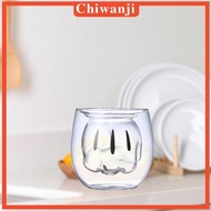 [Chiwanji] Double Walled Glass Cup Espresso Cup Girls Kids Adults Holiday