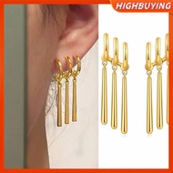 HIGHBUYING 1Pair One Piece Zoro Anime Earrings Women Men Cosplay Earrings Piercing Jewelry Fashion F
