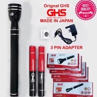 GHS Japan Torch Light Long Range Flashlight Rechargeable Battery Torchlight Portable Home Lighting E