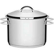 Tramontina 62505/240 Stock Pot, Deep Type, Two-Handled Pot, Solar, 9.4 inches (24 cm), Stainless Ste