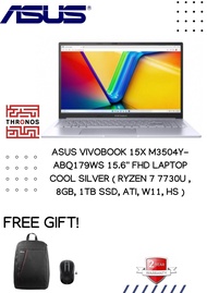 Asus VivoBook 15X M3504Y-ABQ179WS 15.6'' FHD Laptop Cool Silver