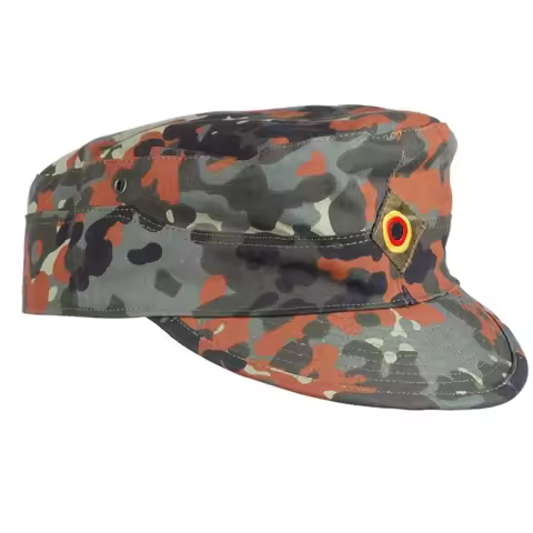 GERMAN FLECKTARN CAMOUFLAGE CAMO FIELD CAP Bergmutze HAT