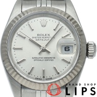 勞力士 Datejust 女士腕錶 69174(X)，附原廠錶盒、國際保固卡，18K 白金/不鏽鋼材質，銀色錶盤，拋光處理，1991 年款，成色極佳 [二手]