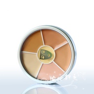 Kryolan หน้ากากเยอรมันหกสี Palette ครอบคลุมจุดด่างดําสิว Dark Circles คอนซีลเลอร์ < Ne1> No.6 No.1 แ