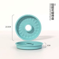 食品級圓形蛋糕工具烘焙矽膠模具單孔戚風多士烤盤DIY家用甜甜圈