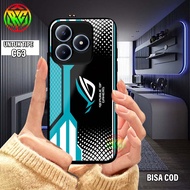 HP Realme C63 Case - Latest Motif Softcase Glass Shiny New Case Glossy casing Realme C63hp [GRO Aest