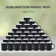 36pcs/box 11oz sublimation magic mug changing color mug ceramic mug