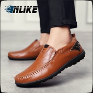 2020 New Men Loafers Fashion Men Casual Leather Shoes Breathable Men Boat Shoes