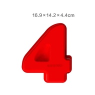 Loyang Angka 0-9 Cetakan Silikon Kue Kering Fondant Coklat Jelly Puding Sabun Lilin 0 1 2 3 4 5 6 7